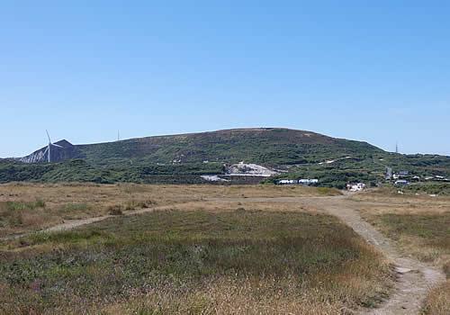 Photo Gallery Image - Caerloggas Down Walk - views towards Goonbarrow
